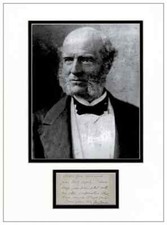 Thomas Hughes Autograph Note