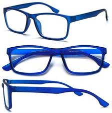 Classic Plain 0.00~+6.00 Reading Glasses Flat Top Lightweight Simple Frame L224