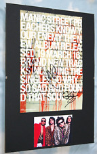 MANIC STREET band A3 frameless ORIGINAL genuine signed know your enemy poster 2