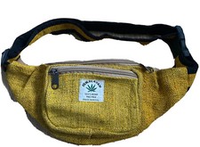 Eco Friendly/Fair Trade Hippy Boho 100%Hemp Bum Bag/Fanny Pack Festival/Travel