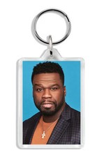 50 Cent Photo Acrylic Keyring