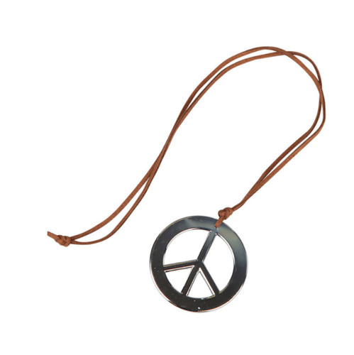 Hippie medallion peace sign - hippie,