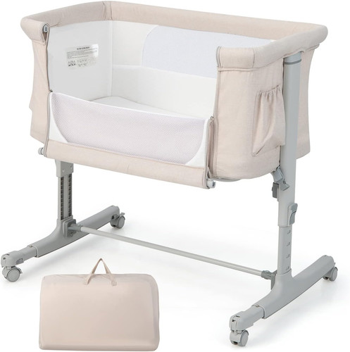 Bedside crib travel bassinet - crib,