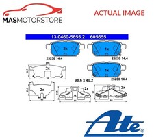 BRAKE PADS SET BRAKING PAD REAR ATE 130460-56552 A NEW OE REPLACEMENT