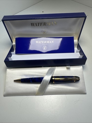 Waterman boxed blue marbled - blue,
