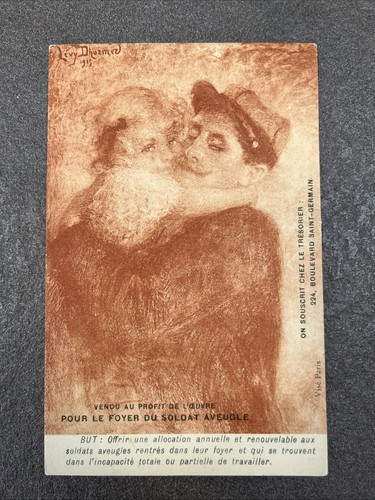 Ww1 postcard french artist - french,