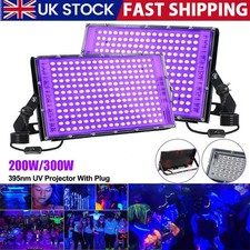 LED UV Stage Blacklight Ultraviolet Flood Effect Light for Disco Party 200W-300W