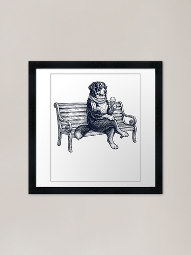 Havanese ice cream - dog, dad