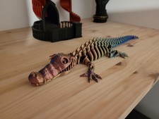 3D Printed Crocodile Desktop