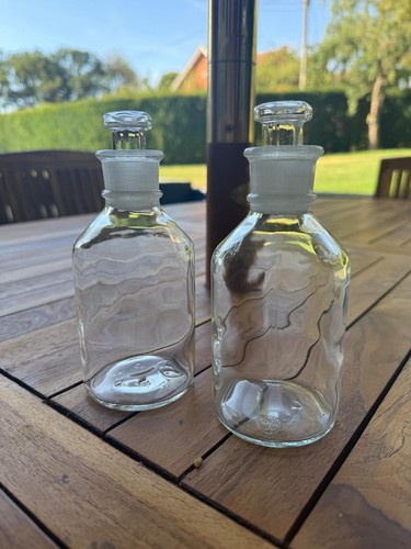 Pair vintage 1950s glass - pair,