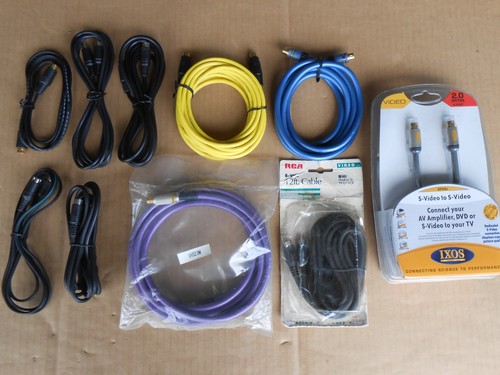 Video interconnect cables - s-video,