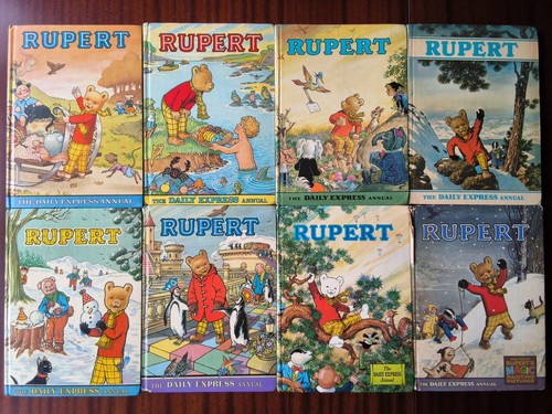 Rupert bear annuals 1967 - 8,