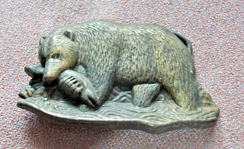 Box7 brass belt buckle bear - box7#,