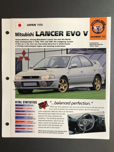 1998 mitsubishi lancer - 1998, evo