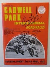 Barry Sheene , Jock Taylor & More signed 1982 programme. TT, UGP, Superbikes.