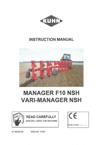 Kuhn reversible plough manager - plough,