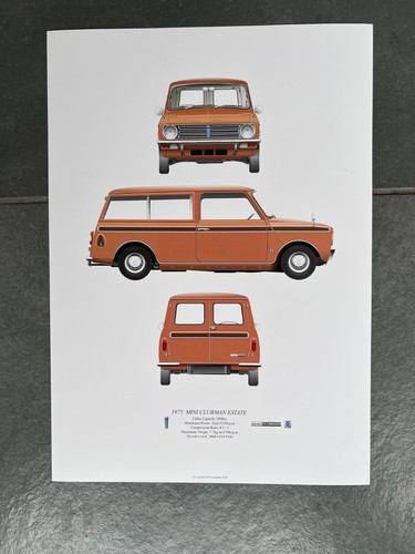 1975 mini clubman estate a4 - clubman,