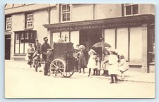 POSTCARD HURDY GURDY 1900