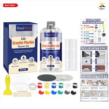 Tile & Stone Repair Kit Epoxy Waterproof Durable for Granite Marble Quartz