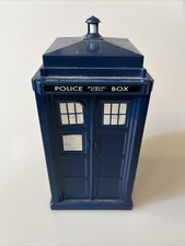 Doctor Who Police Box Tardis Money Box Bbc 1963 Plastic 7" with stopper