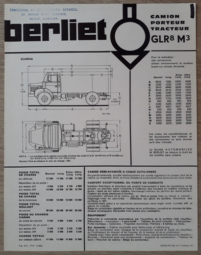 Berliet glr tractor truck - berliet,
