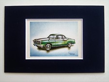 1957 Borgward Isabella Coupe - Mounted Colour Vintage Car Automobile Print