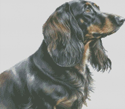 Counted cross stitch chart - cross,