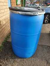 1 x 220 Litre Wide Mouth Barrels With Lid & Clamp Inc Postage