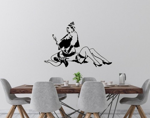 Banksy dirty queen - queen, home