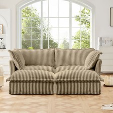 Slipcovered Sofa 2 Seater Sofa