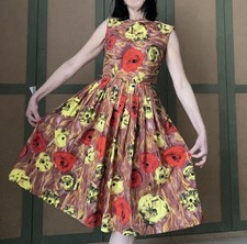 Vintage 1950s Original Poppy