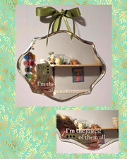 Scalloped Wall Mirror with