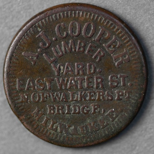 Civil war store card - civil,