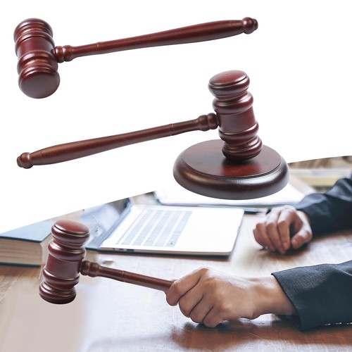 Wooden gavel prop costume - gavel, gift