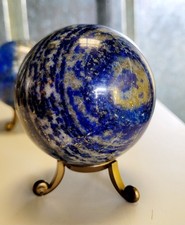 Lapis Lazuli Sphere ON Gold