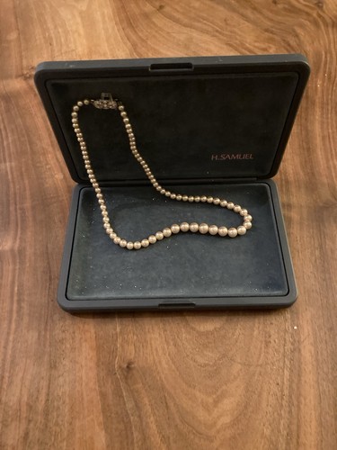 Samuel faux pearl necklace - faux,