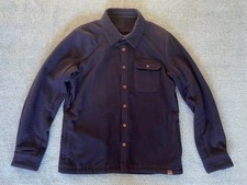 Isobaa Mens Merino Mountain Shirt Long Sleeve Navy Blue Size XL