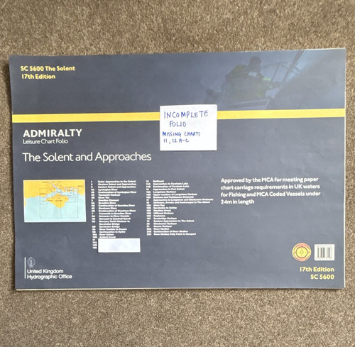 Admiralty leisure chart - admiralty,