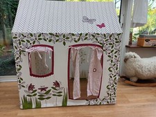Habitat calico cotton Wendy House with carry case .