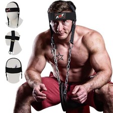 AQF Adjustable Head Harness Neck Excercise Training Dipping Builder Lifter Gym