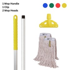 Kentucky Hard Surface Complete Mop Set with Extra Cotton Mop Head (340g)