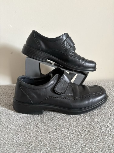 Hotter men black leather - black,