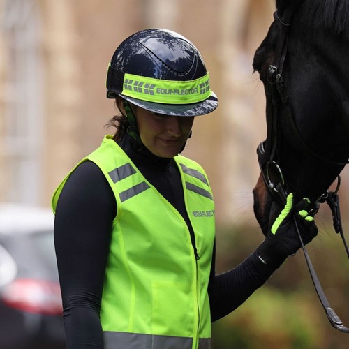 Equi flector vis hat - hi-vis, band