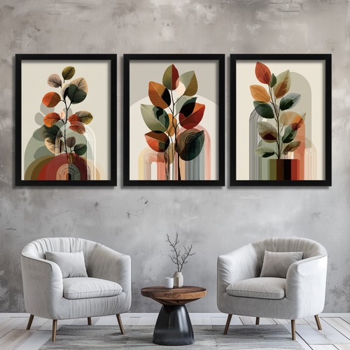 Set modern botanical - modern,