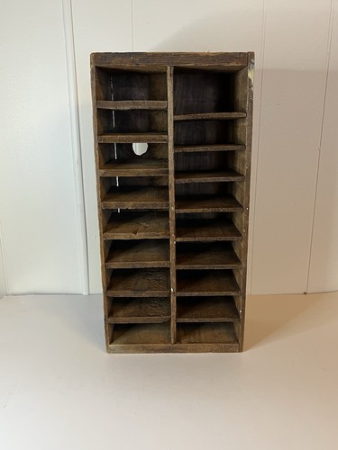 Vtg industrial pigeon hole - hole, or