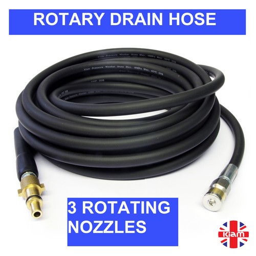 Drain cleaning hose with - drain,