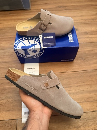Birkenstock boston grey - boston, bs