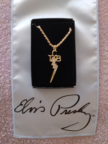 Elvis presley tcb gold plated - presley,