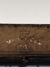 1901 MAUNDY BOX ANTIQUE NO