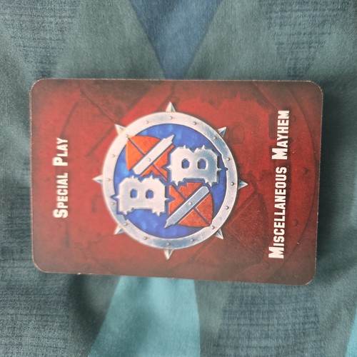 Blood bowl cards miscellaneus - bowl,